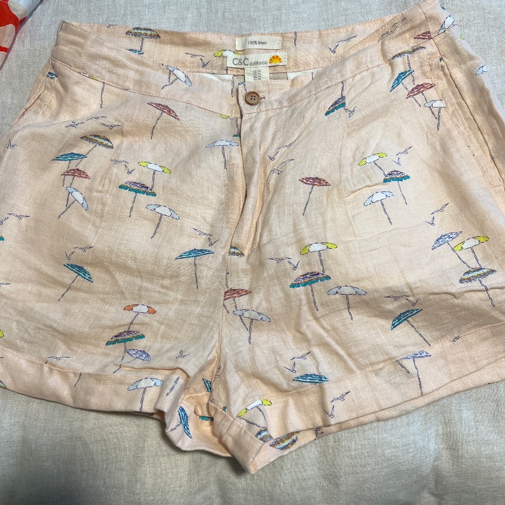 C&C California linen shorts